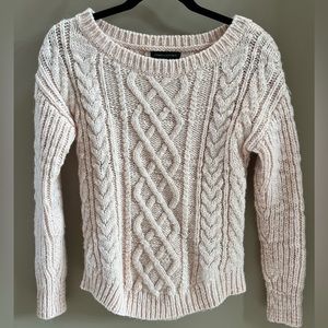 Banana Republic Cotton Cable Knit Sweater Size XS - UEC